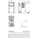 Przemiennik częstotliwości 3-fazowy 1,5 kW 400 V AC Delta Electronics VFD4A2MS43ANSHA